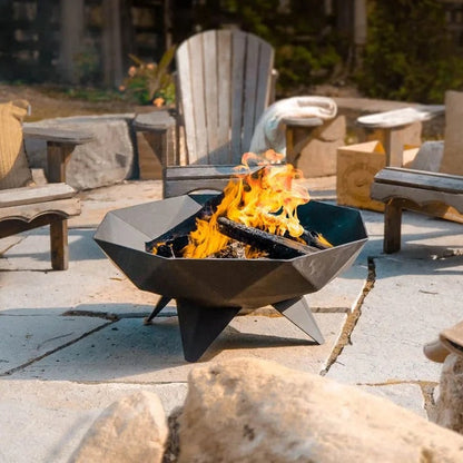 3ft Polygon Fire Bowl