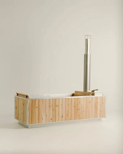 1-2 Person Wood Burning Hot Tub