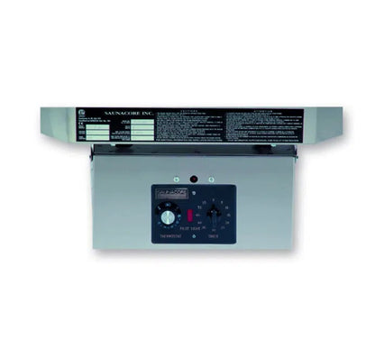 Sauna Core electric sauna heater built-in controls close-up