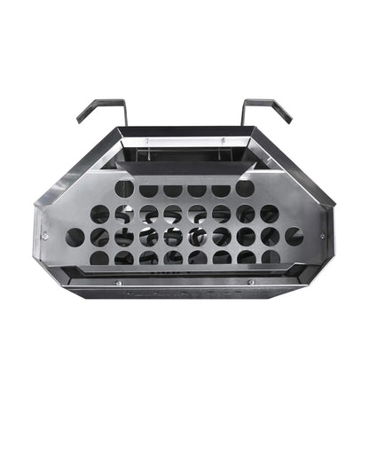 Sauna Core stainless steel electric sauna heater top view on white background