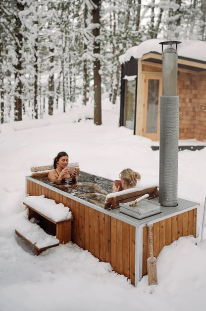 1-2 Person Wood Burning Hot Tub